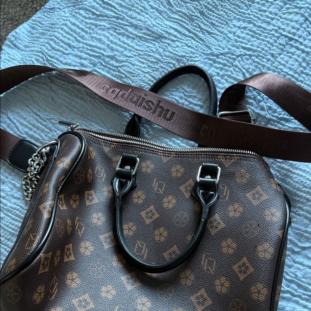 Brown Monogram Satchel Handbag  and Calvin Klein as bundle